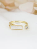 NACAR RECTANGULO CON UN ZIRCON