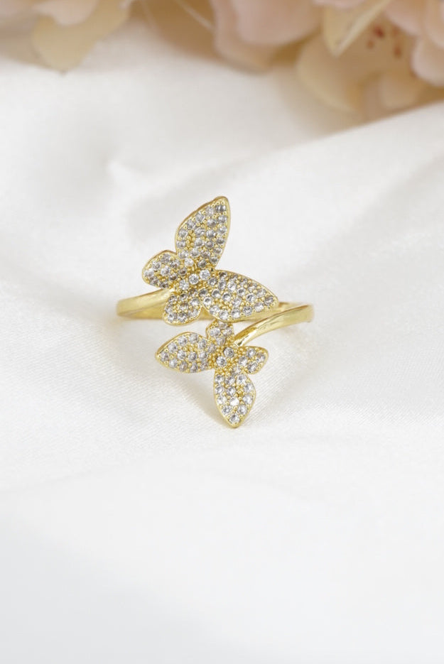 DUO MARIPOSA ZIRCONADAS