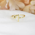 ANILLO GRADUABLE PALITO CON BALIN