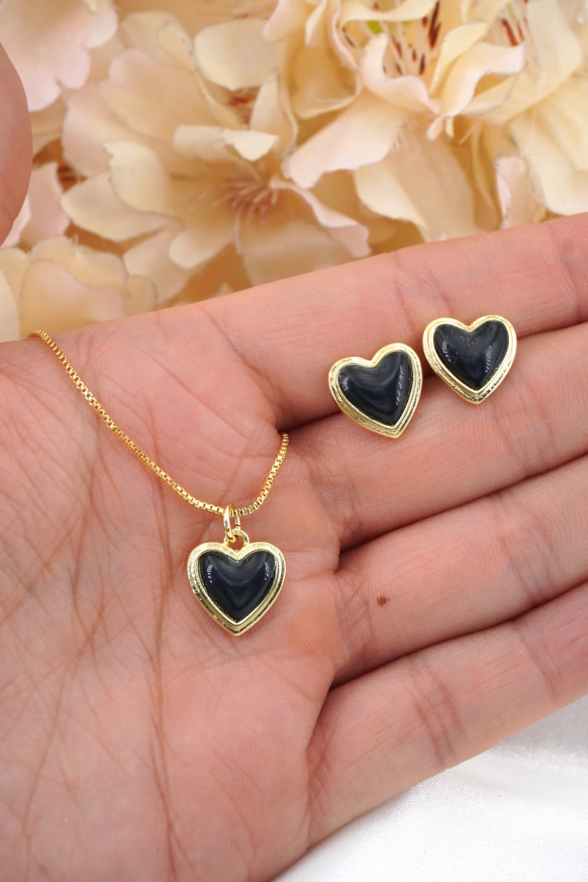 CONJUNTO CORAZON NEGRO