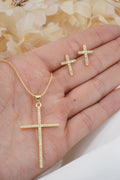 CONJUNTO CRUZ CRISTAL