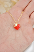 CORAZON ROJO CON CORAZON MINI