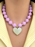 COLLAR CHICLE ROSA CON BEIGE