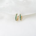 CANDONGA ZIRCONES VERDES 1.4CM