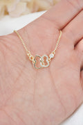 PULSERA DUO DIJE UNO CON ZIRCONES