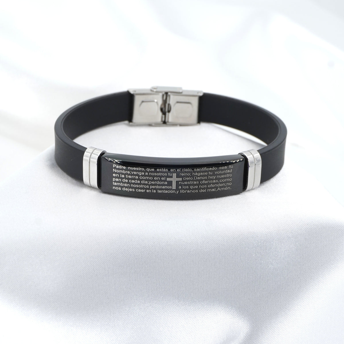 PULSERA PADRE NUESTRO NEGRO